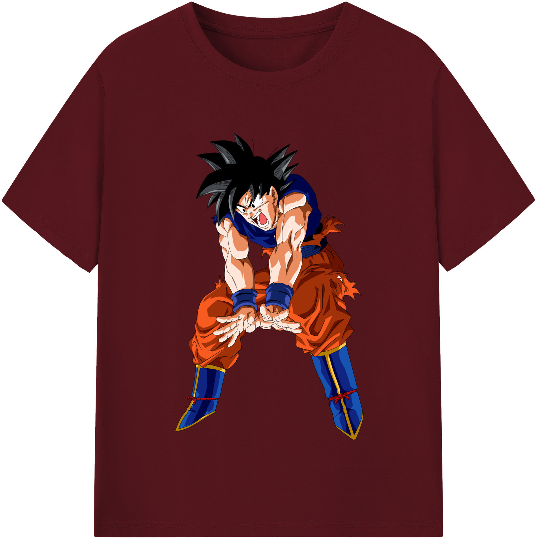 （画像用） ドラゴンボール 孫悟空（そん ごくう）Son Goku カカロット DRAGON BALL Kakarotto 綿100％半袖Tシャツ（フロントプリント）